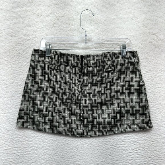 Y2K Vintage Super Low Fat Low Rise Mini Skirt 8 10 28 29 Preppy Academia - Picture 2 of 8
